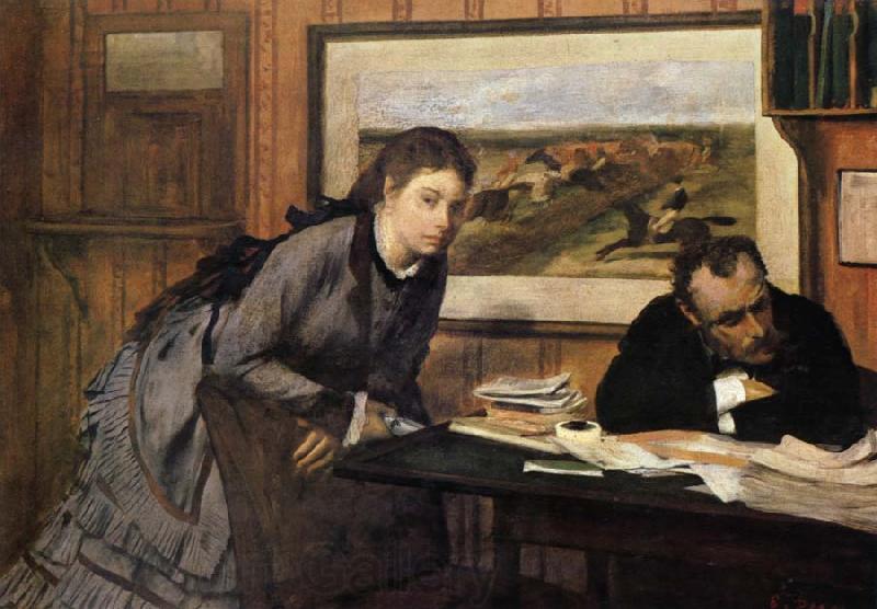 Edgar Degas feel wronged and act rashly France oil painting art